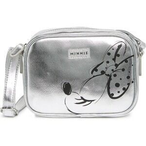 Disney x Dani Danielle Nicole Minnie Mouse Metallic Silver‎ Crossbody Bag NWT